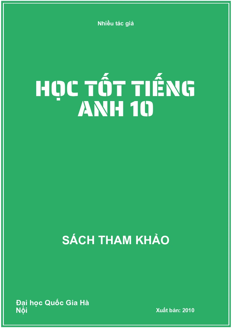 Học tốt tiếng Anh 10