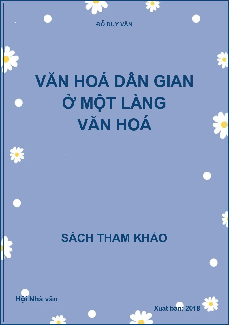 Văn hoá dân gian ở một làng văn hoá