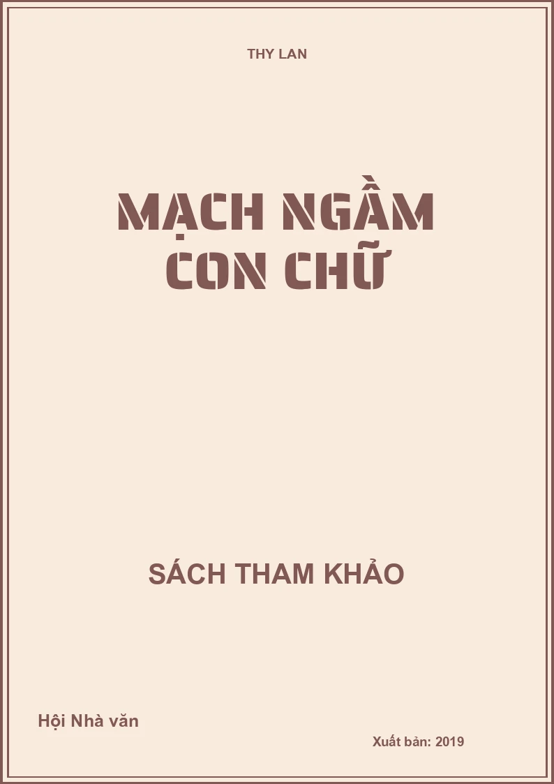 Mạch ngầm con chữ