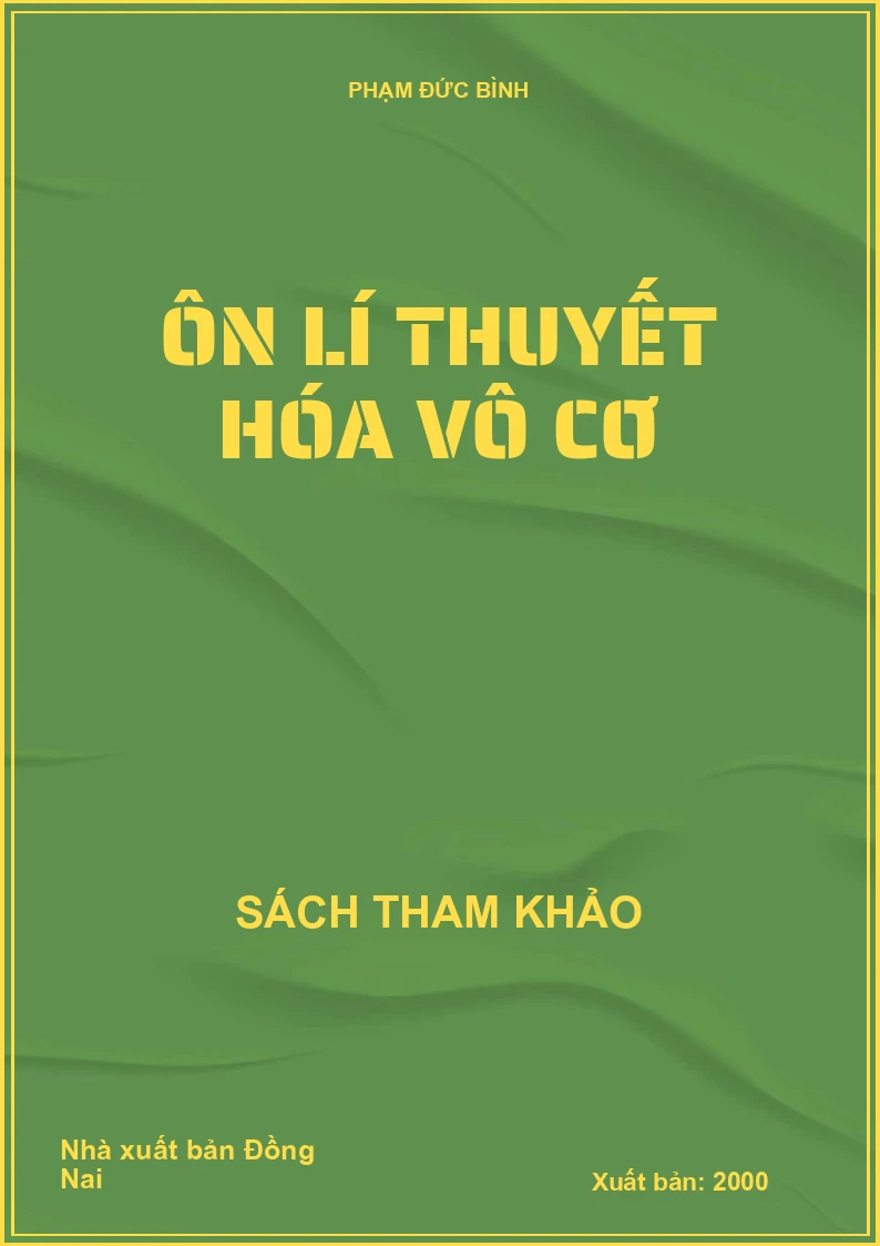 Ôn Lí Thuyết Hóa Vô Cơ