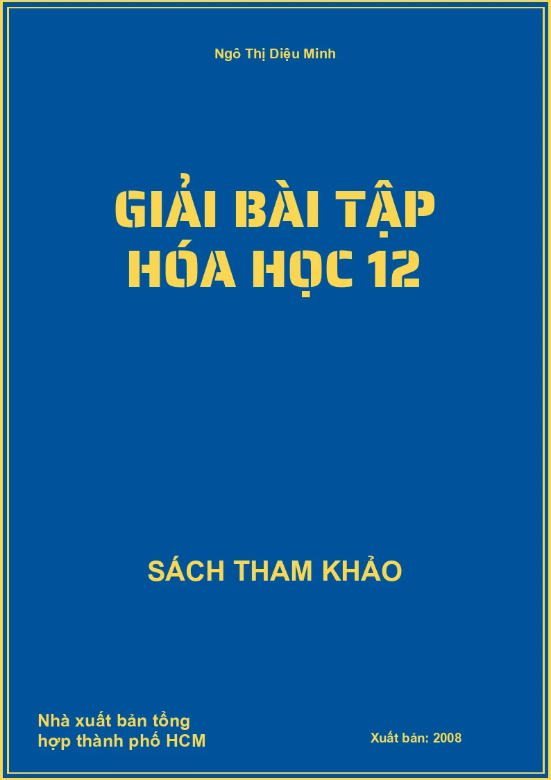 Giải bài tập hóa học 12