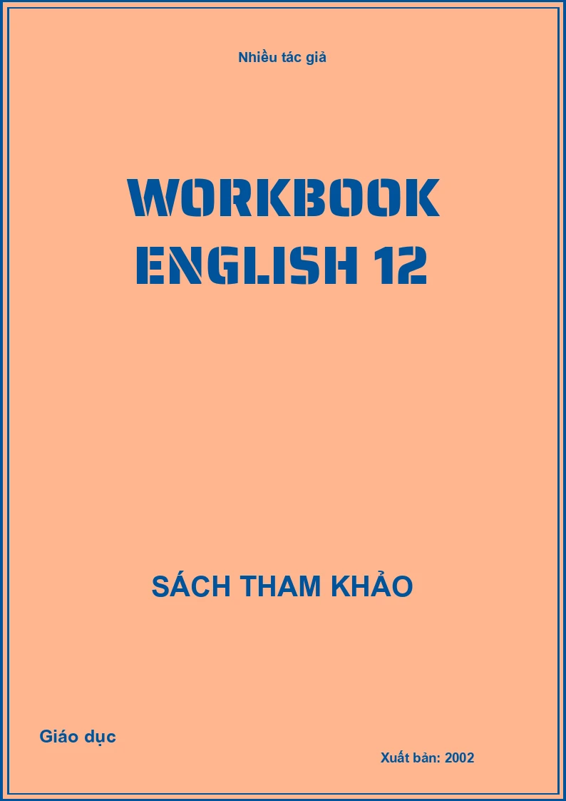 Workbook English 12