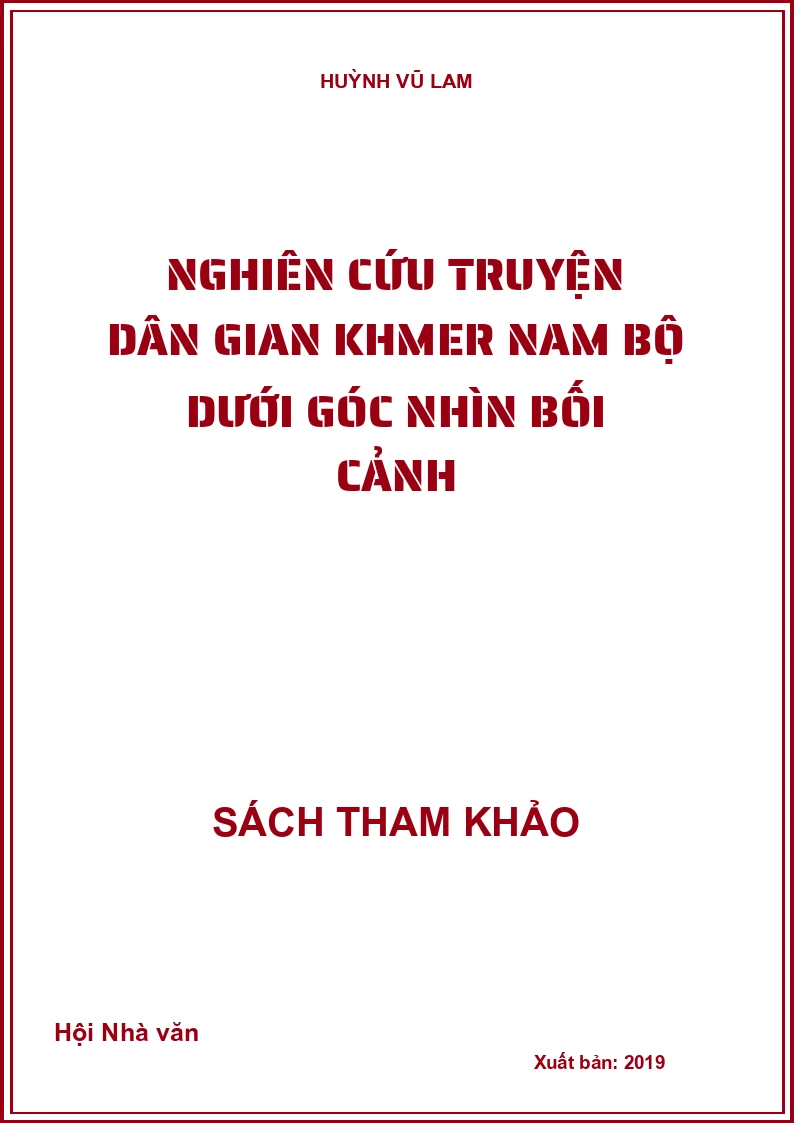 Nghiên cứu truyện dân gian Khmer Nam Bộ dưới góc nhìn bối cảnh