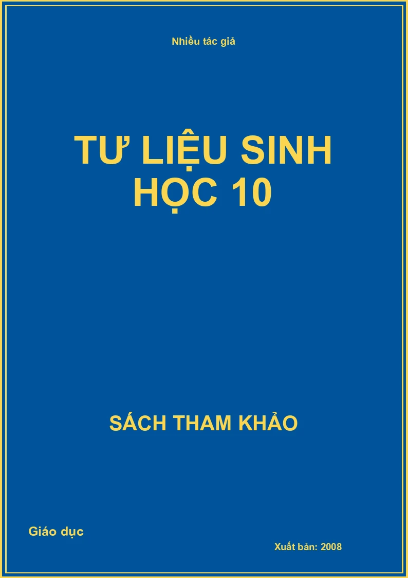 Tư liệu sinh học 10