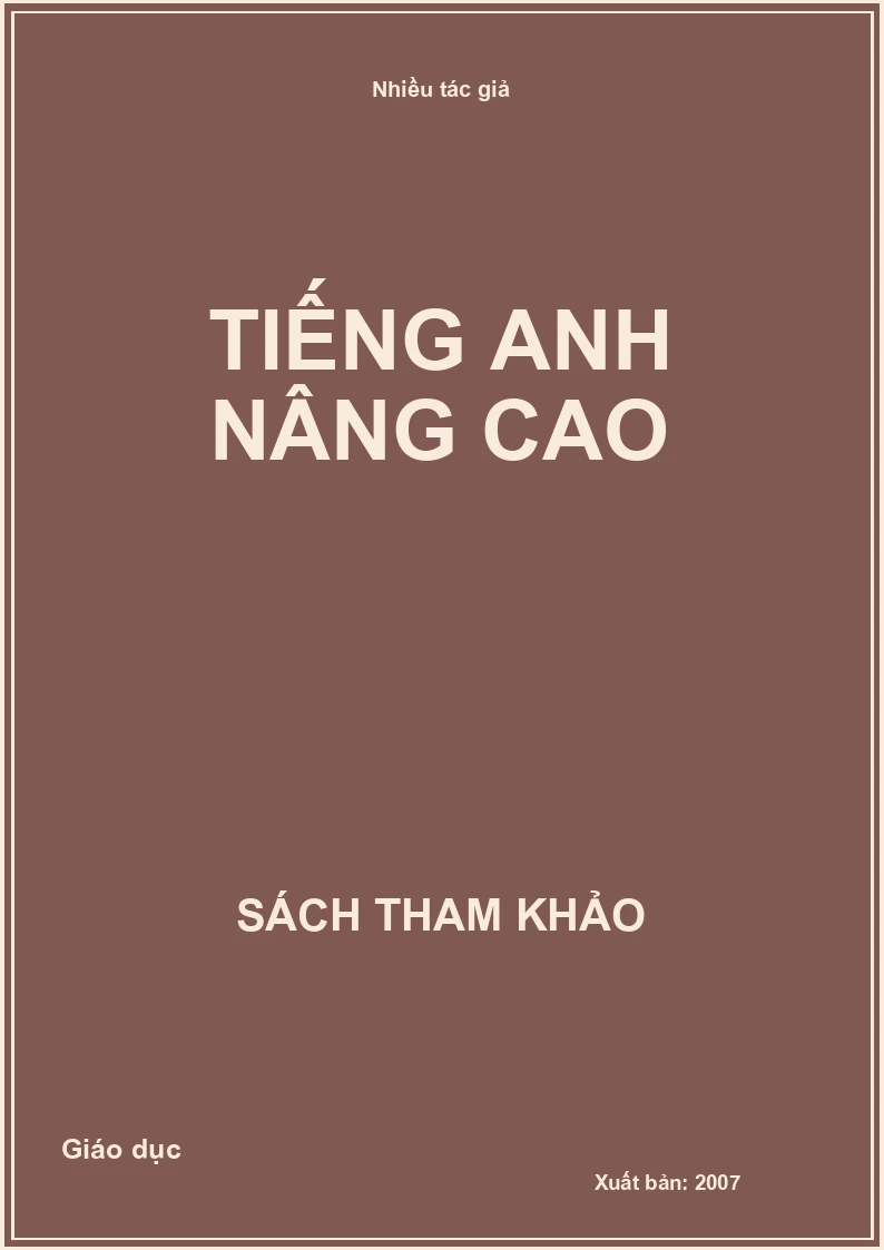 Tiếng Anh nâng cao