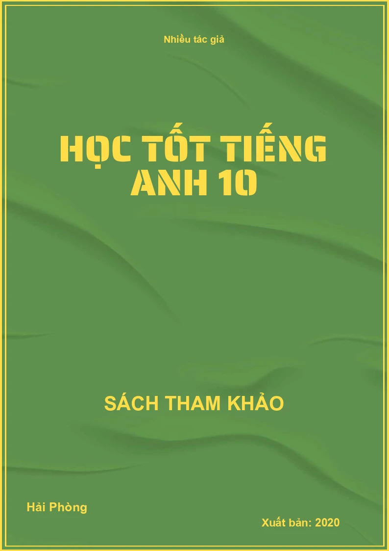 Học tốt Tiếng Anh 10