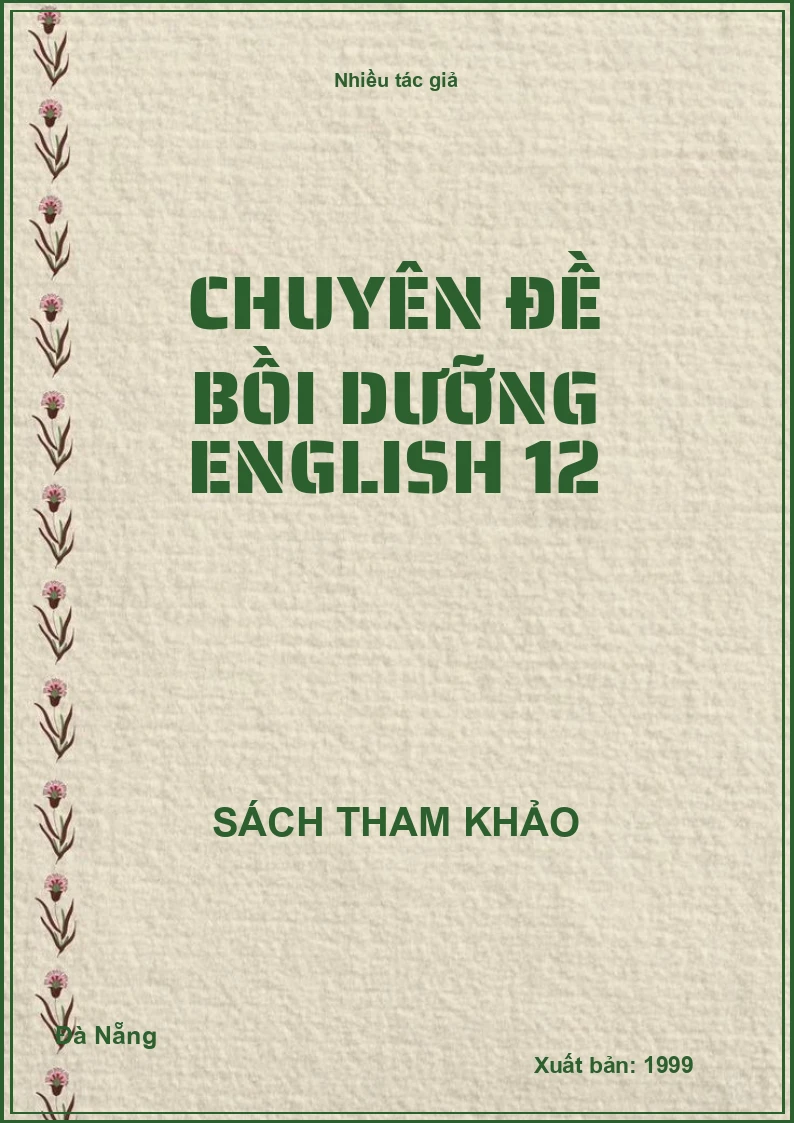 Chuyên Đề Bồi Dưỡng English 12