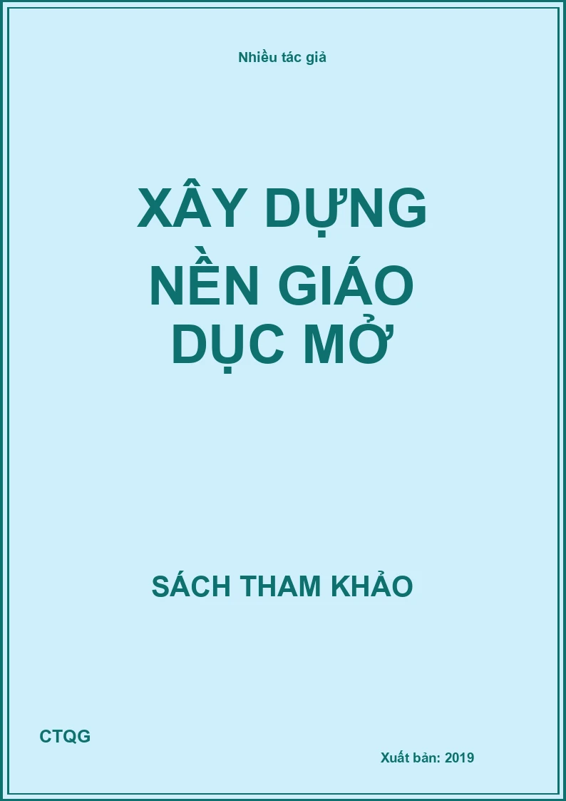 Xây Dựng Nền Giáo Dục Mở