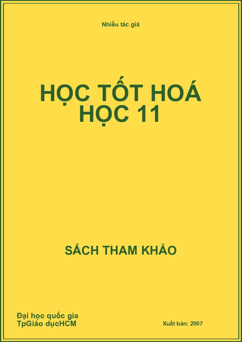 Học tốt Hoá học 11