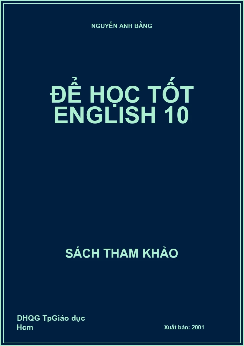 Để Học Tốt English 10