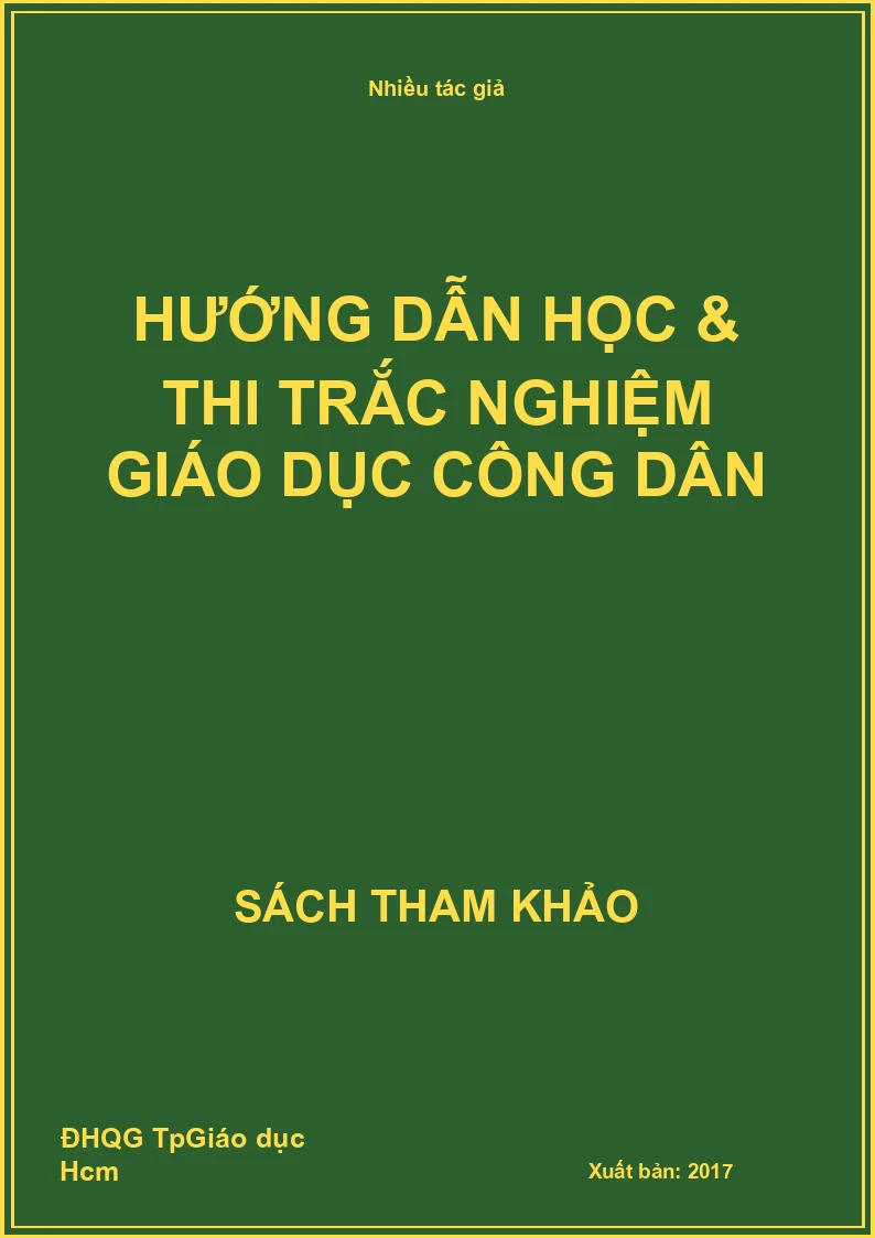 Hướng Dẫn Học & Thi Trắc Nghiệm Giáo Dục Công Dân
