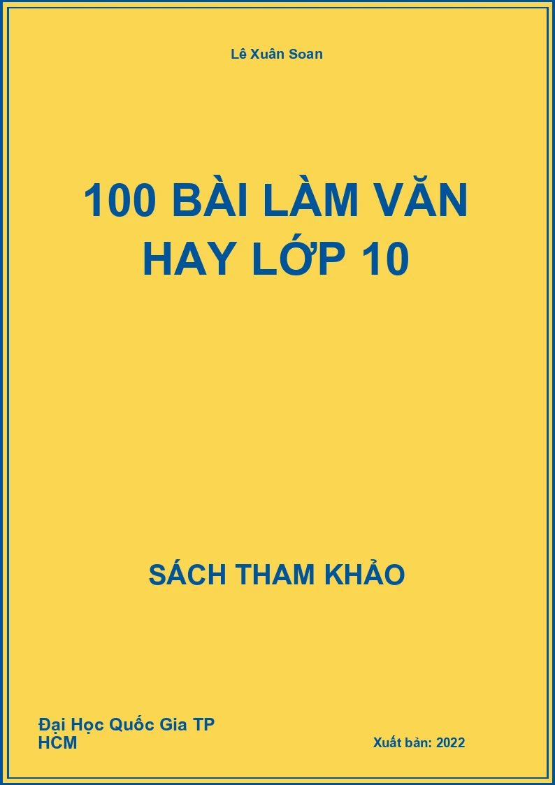 100 bài làm văn hay lớp 10