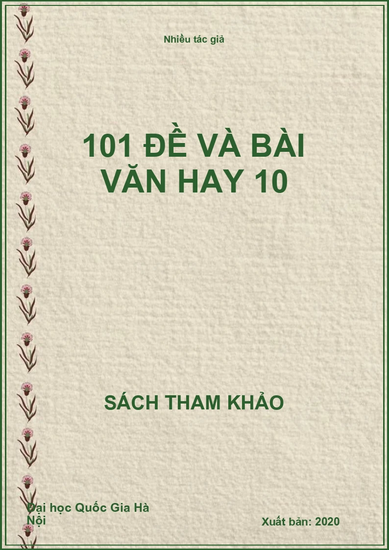 101 đề và bài văn hay 10