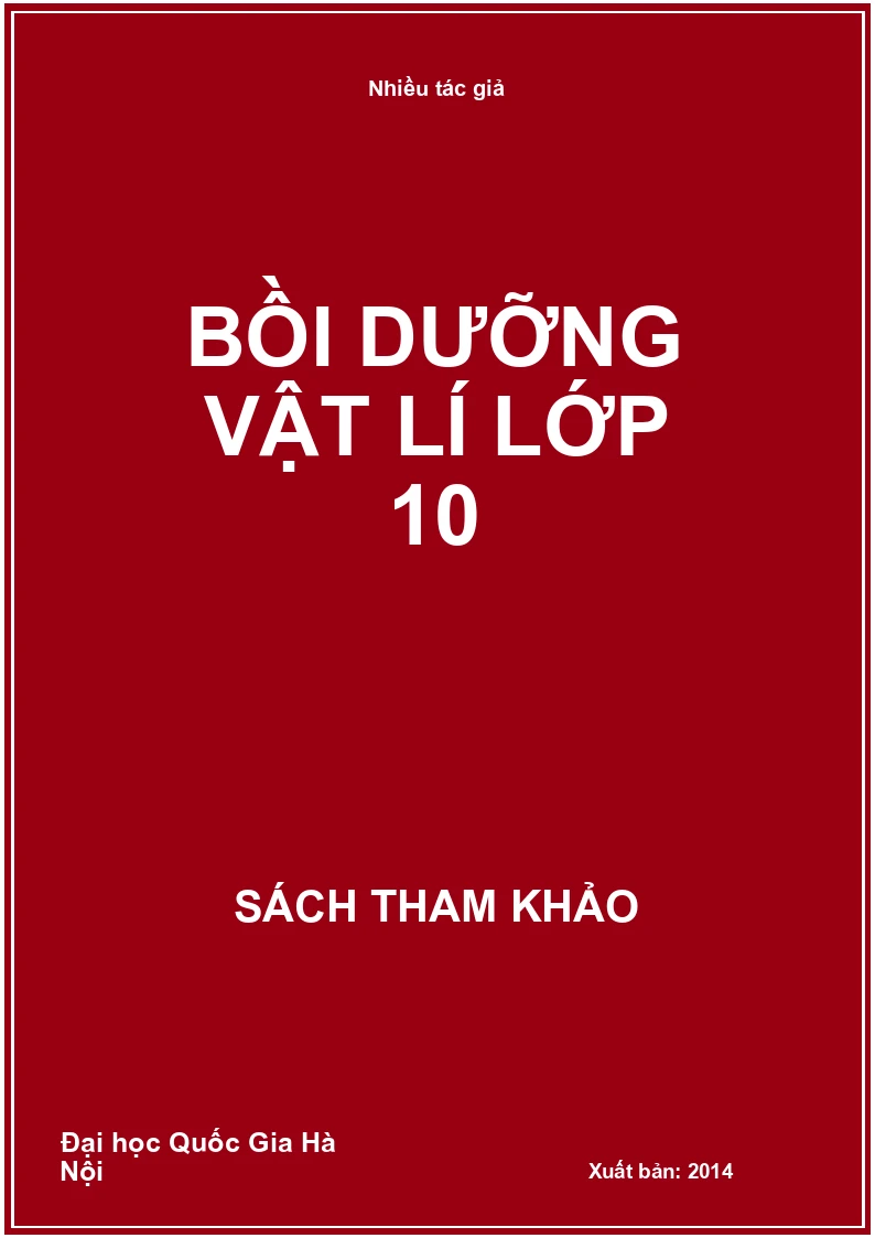 Bồi dưỡng Vật lí lớp 10