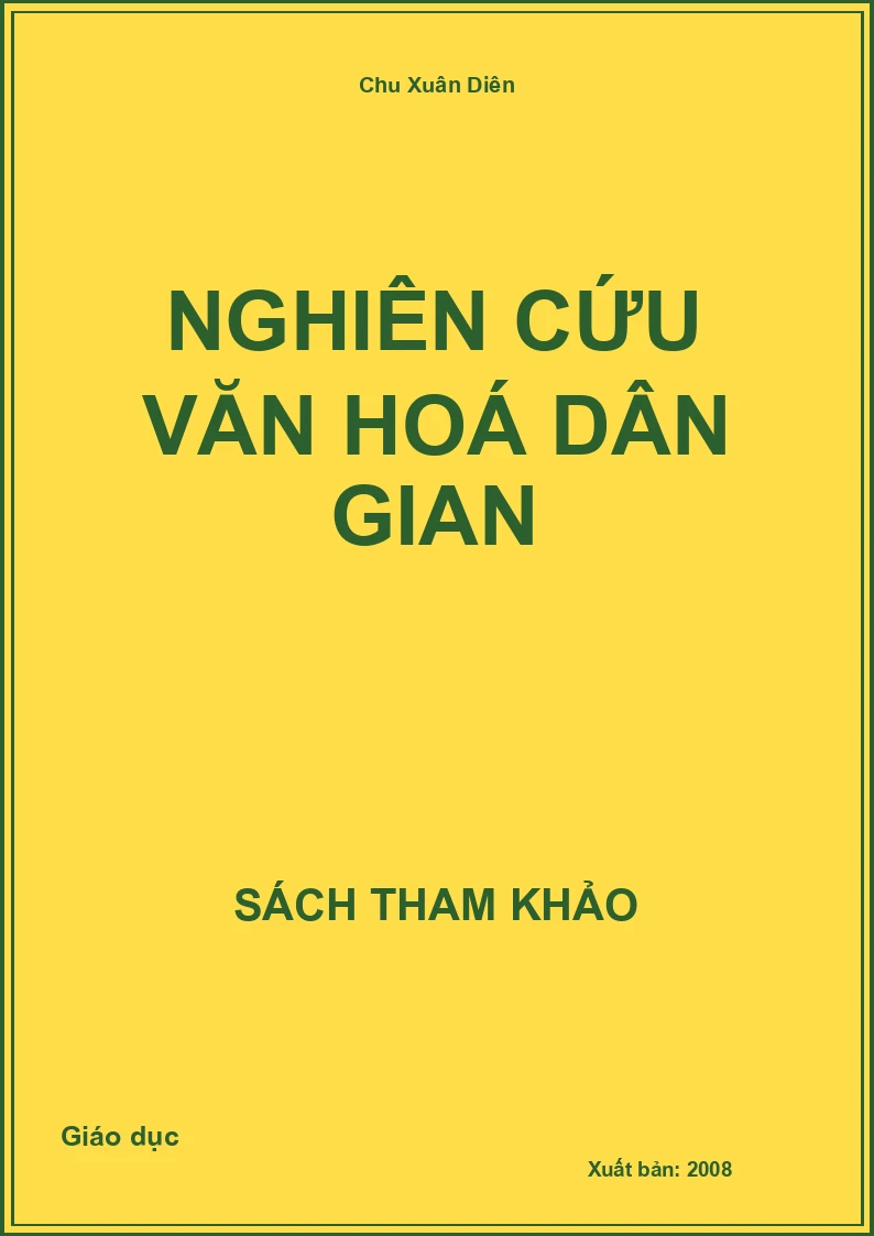 Nghiên cứu văn hoá dân gian