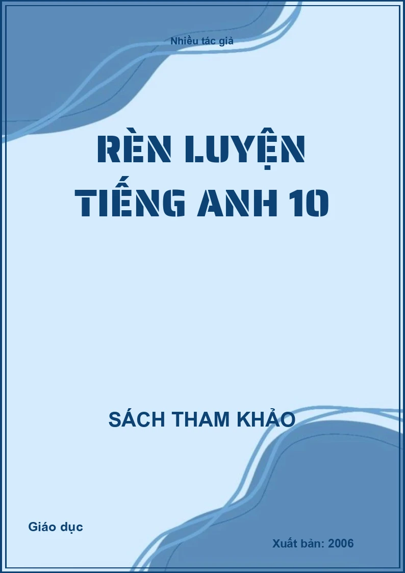 Rèn luyện tiếng anh 10