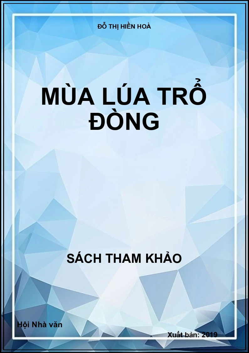 Mùa lúa trổ đòng