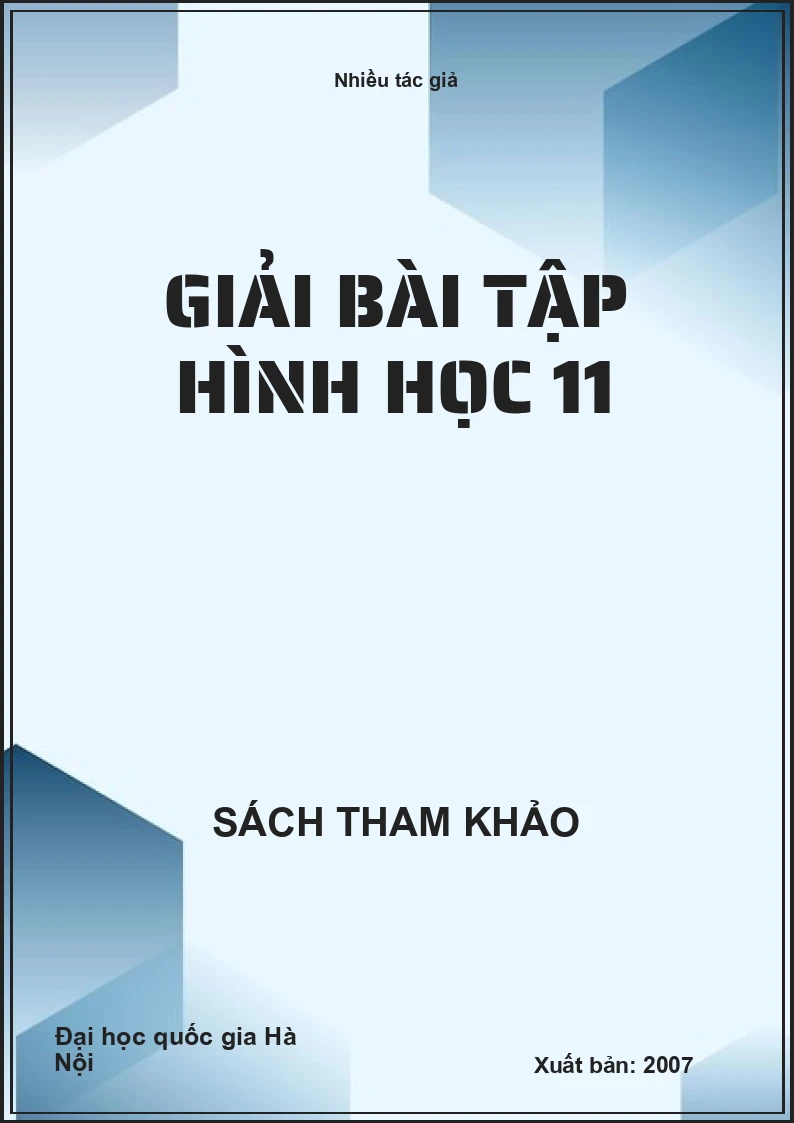 Giải bài tập hình học 11