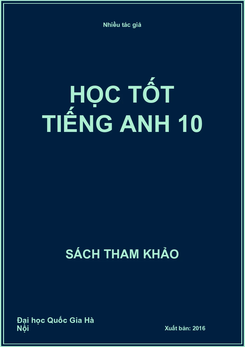 Học tốt tiếng Anh 10