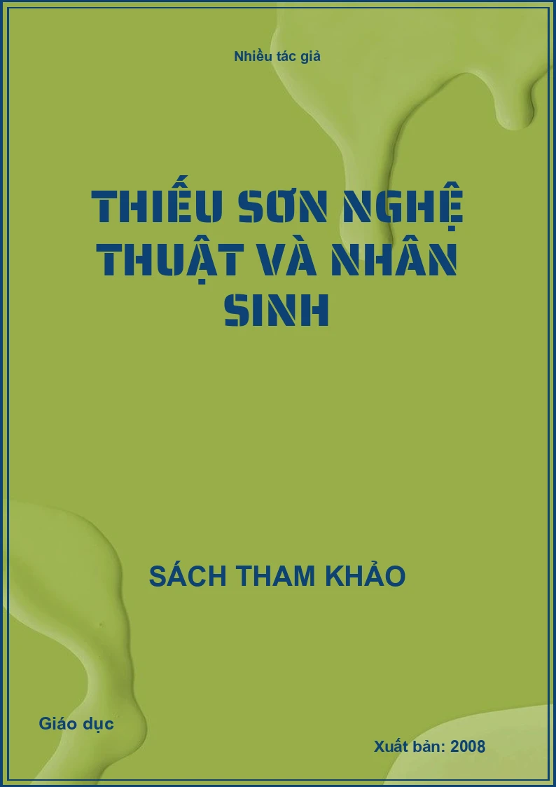 Thiếu Sơn nghệ thuật và nhân sinh