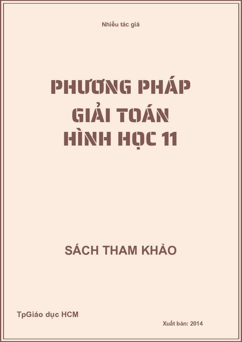 Phương Pháp Giải Toán Hình Học 11