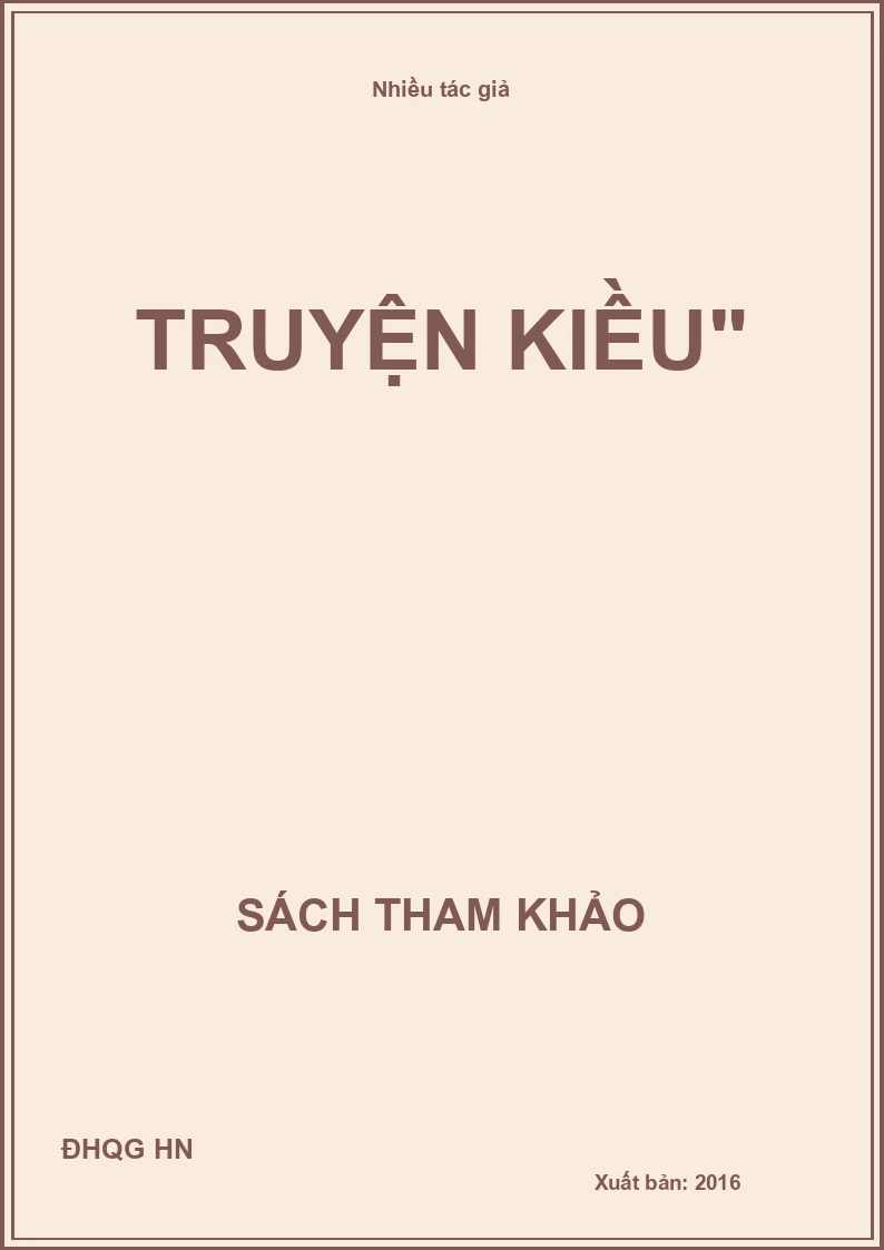 Truyện Kiều"