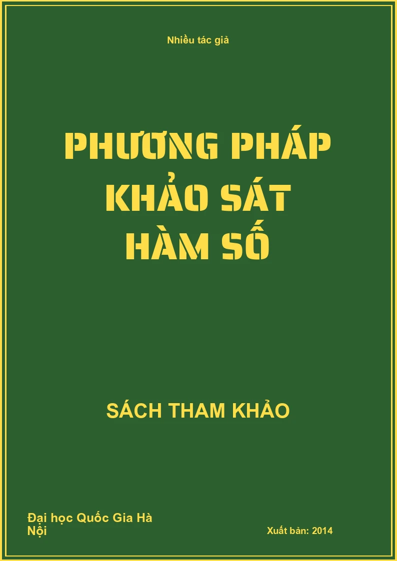 Phương pháp khảo sát hàm số