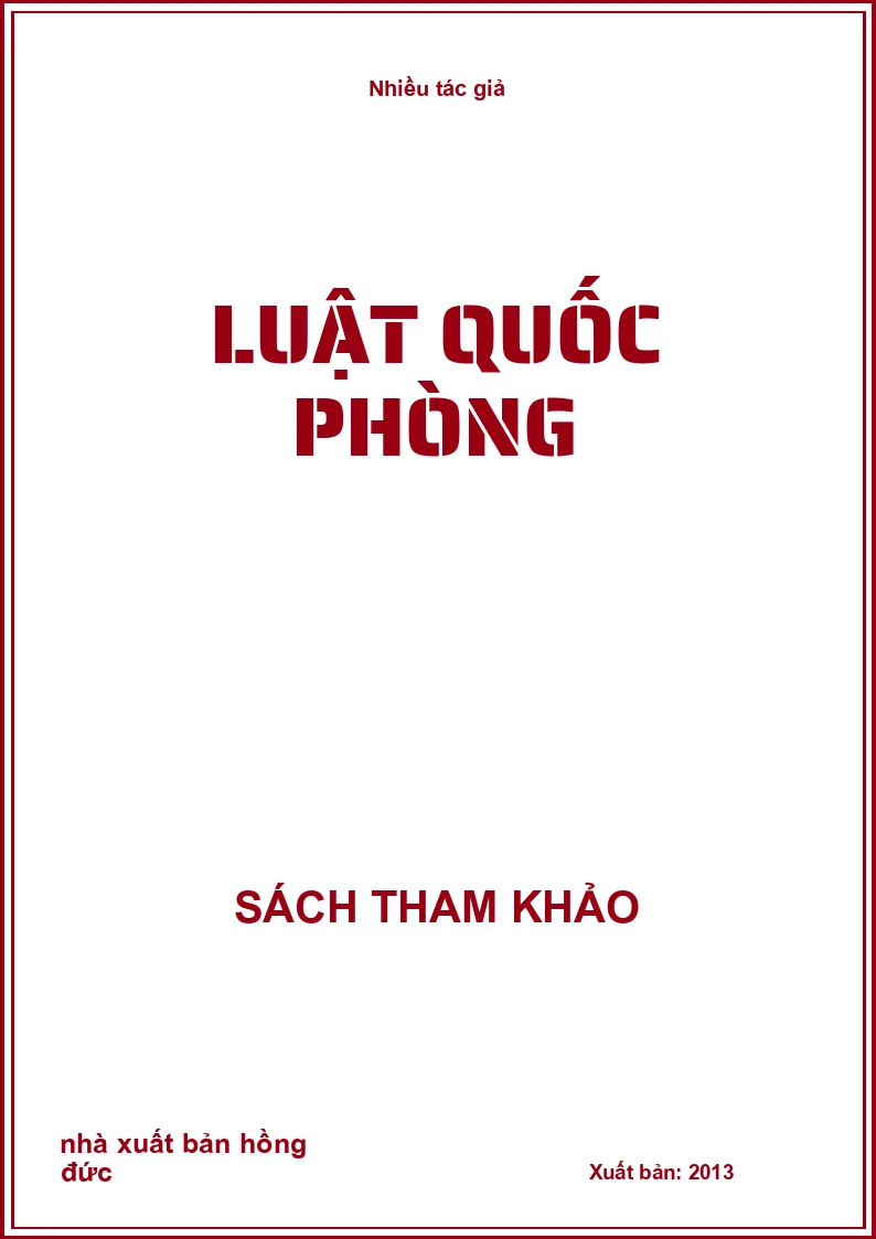 Luật Quốc Phòng