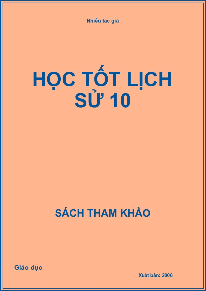Học tốt Lịch sử 10