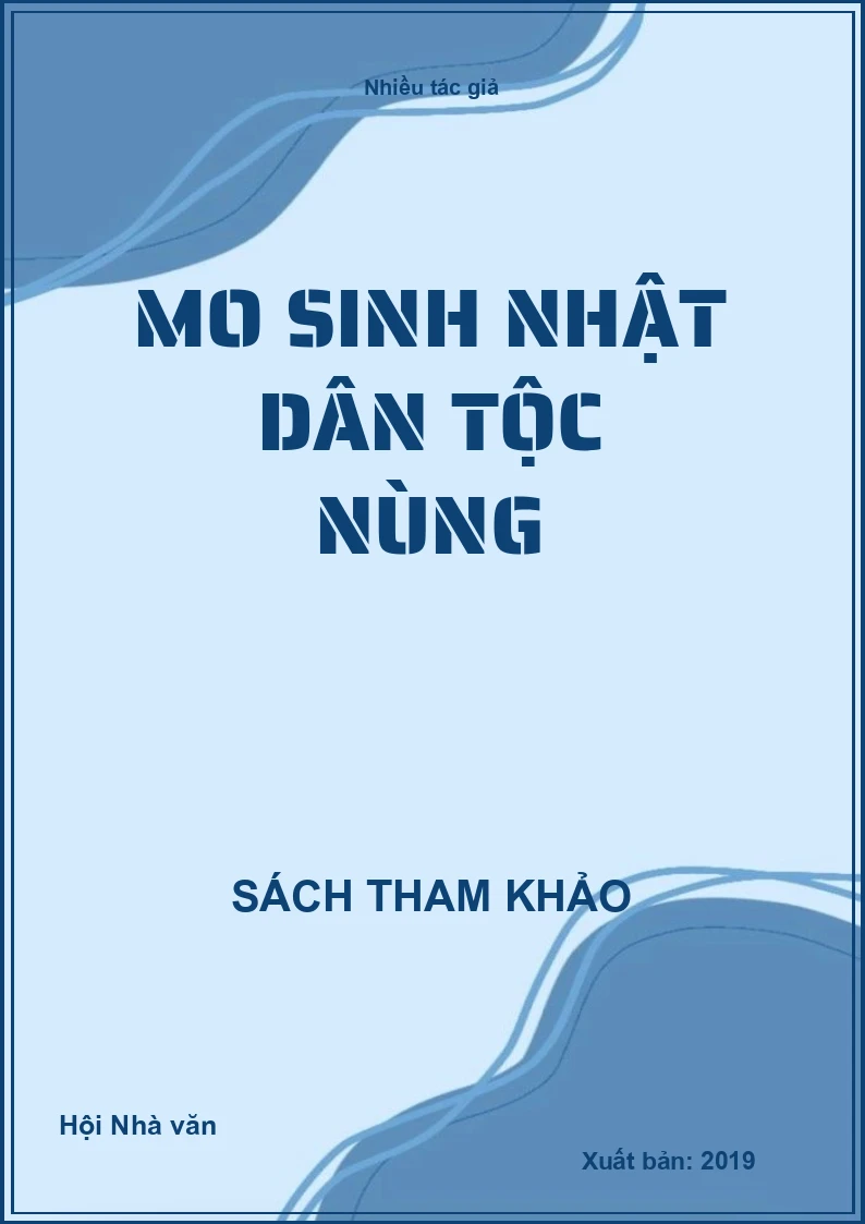 Mo sinh nhật dân tộc Nùng