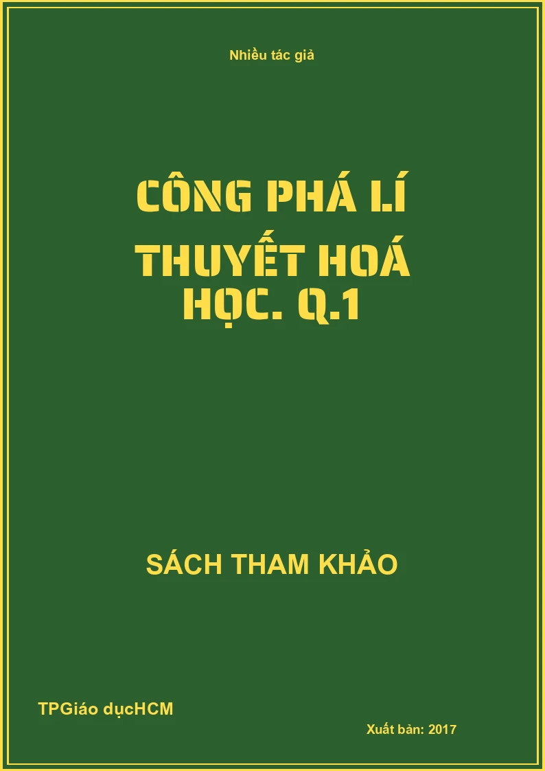 Công phá lí thuyết hoá học. Q.1
