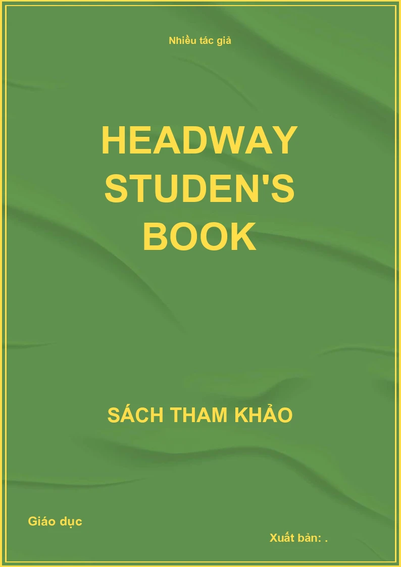 Headway studen's book