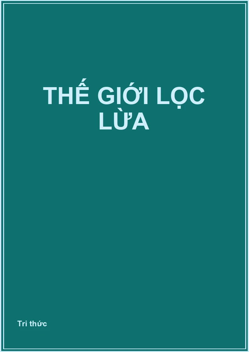 Thế giới lọc lừa