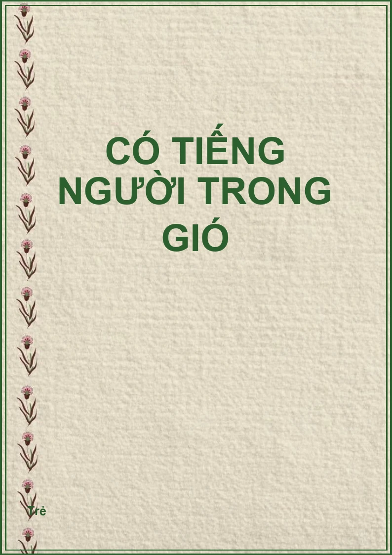 Có tiếng người trong gió
