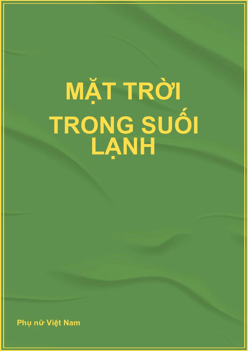 Mặt trời trong suối lạnh