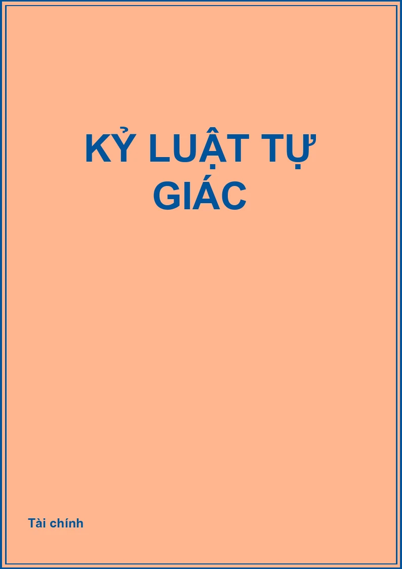 Kỷ luật tự giác