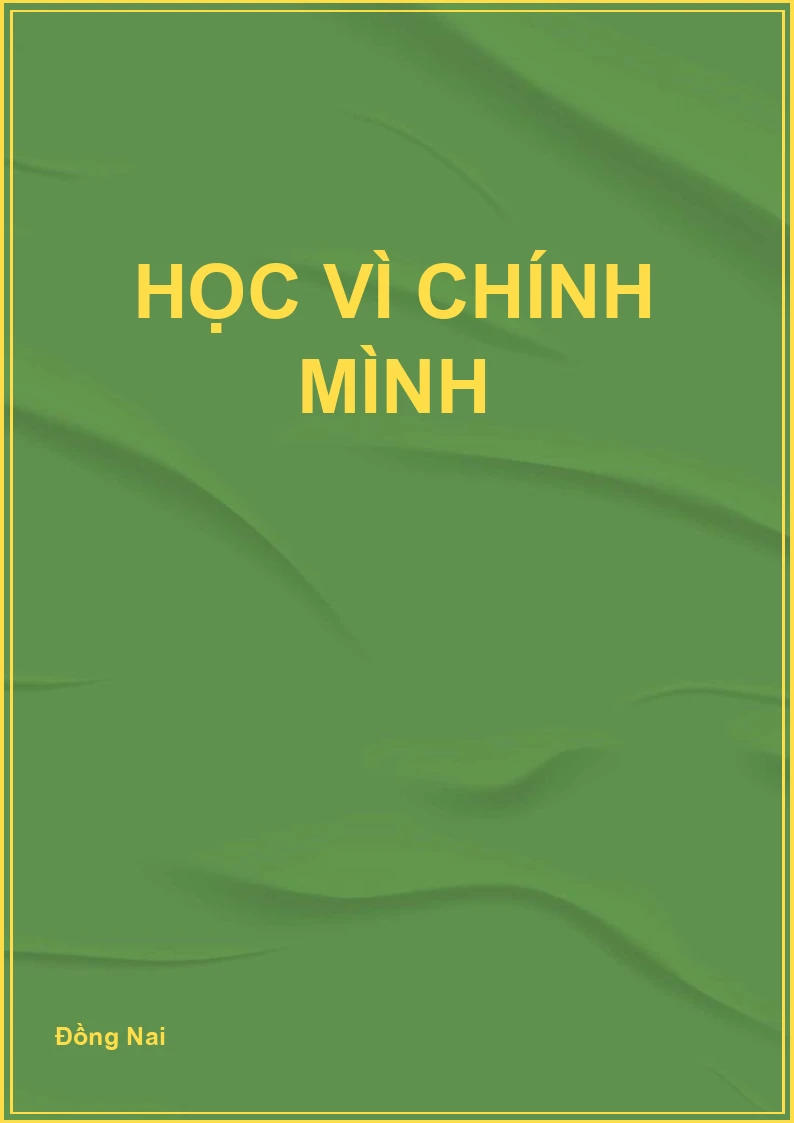 Học vì chính mình