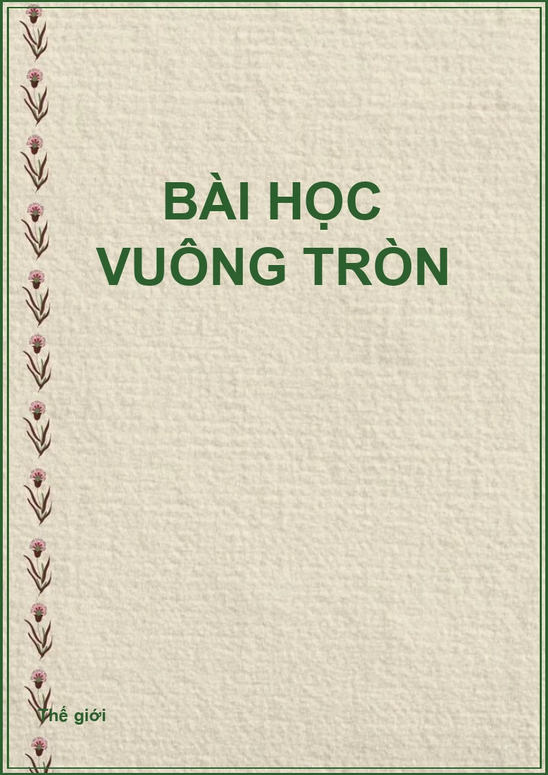 Bài học vuông tròn