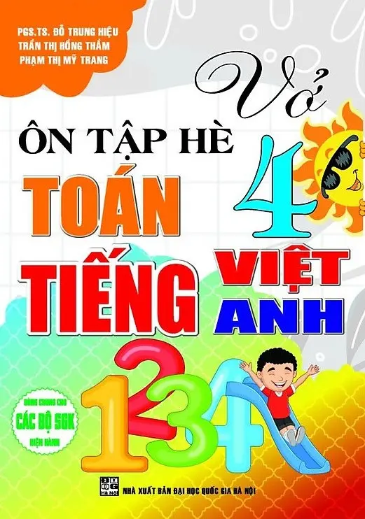 Vở Ôn Tập Hè Toán - Tiếng Việt - Tiếng Anh Lớp 4