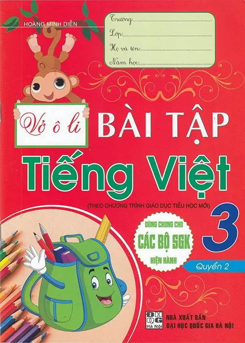 Vở Ô Li Bài Tập Tiếng Việt 3 Quyển 2