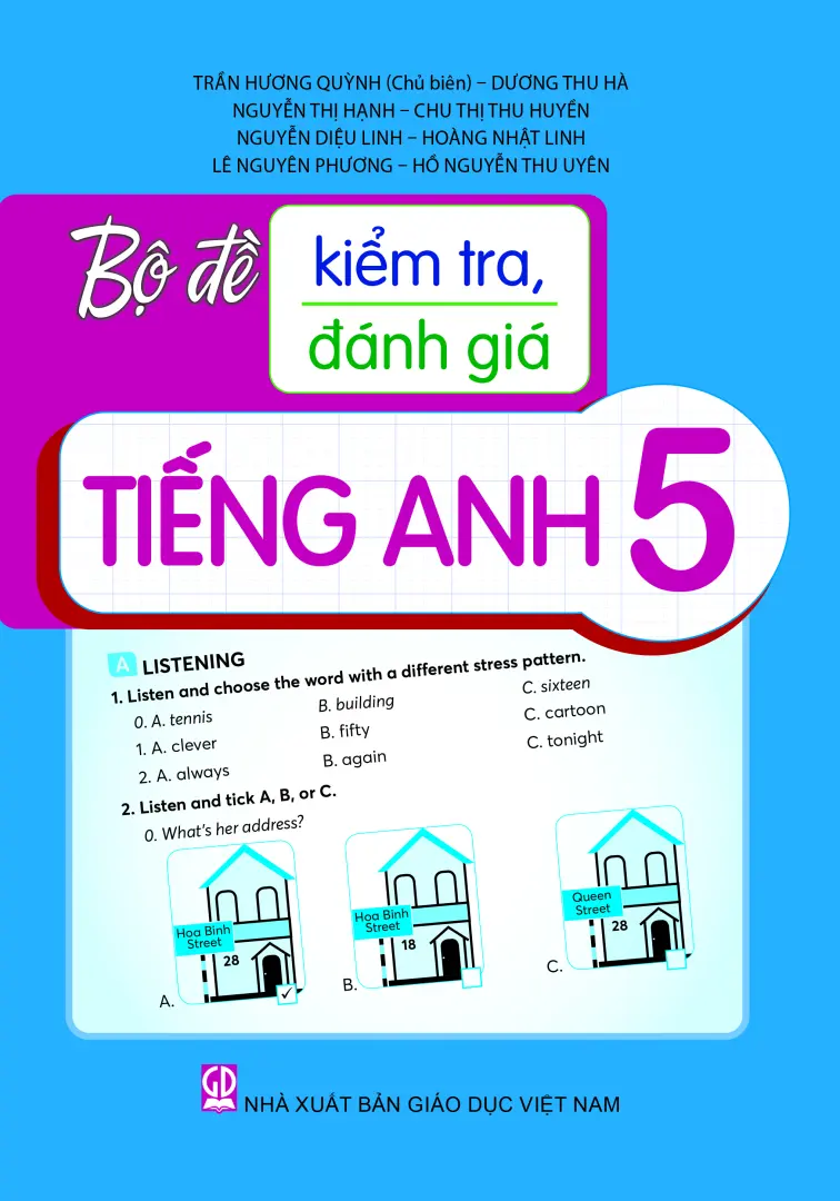 Bộ Đề Kiểm Tra, Đánh Giá Tiếng Anh 5