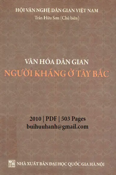 Văn Hóa Dân Gian Người Kháng Ở Tây Bắc