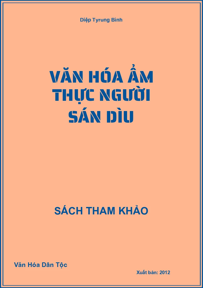 Văn Hóa Ẩm Thực Người Sán Dìu