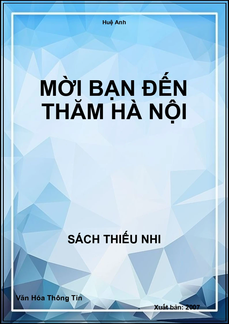 Mời bạn đến thăm Hà Nội