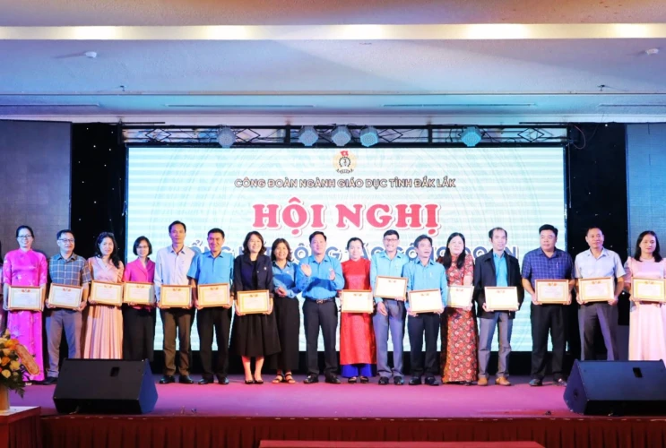 Công đoàn ngành Giáo dục tỉnh Đắk Lắk tổng kết công tác công đoàn năm học 2024-2025