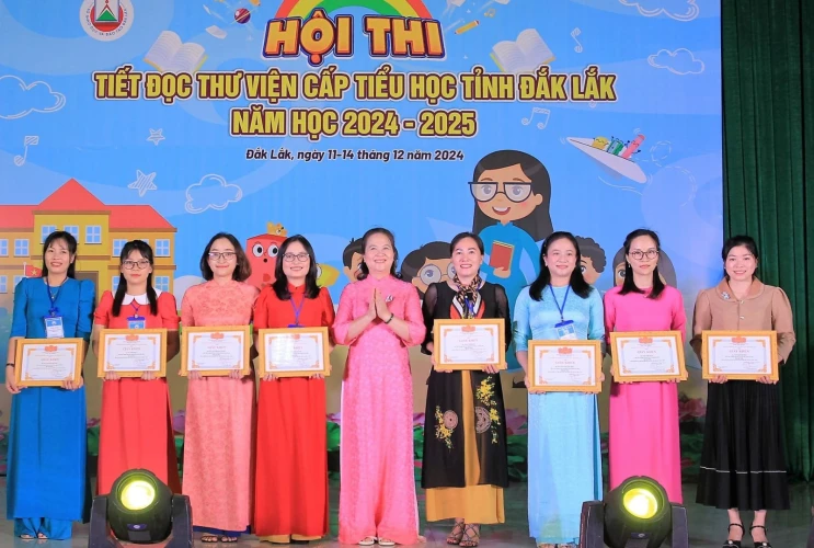 Bế mạc Hội thi tiết đọc thư viện cấp Tiểu học tỉnh Đắk Lắk năm học 2024 – 2025