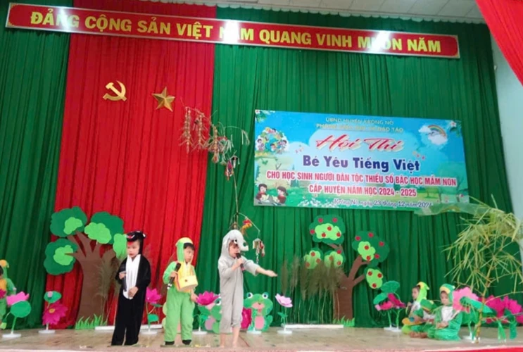 Hội Thi "Bé Yêu Tiếng Việt" Cấp Huyện Năm Học 2024 – 2025