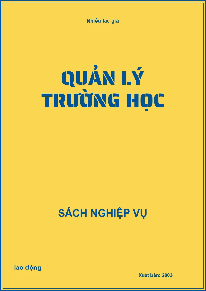 Quản lý trường học
