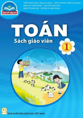 Sách giáo viên Toán 1 - Chân Trời Sáng Tạo