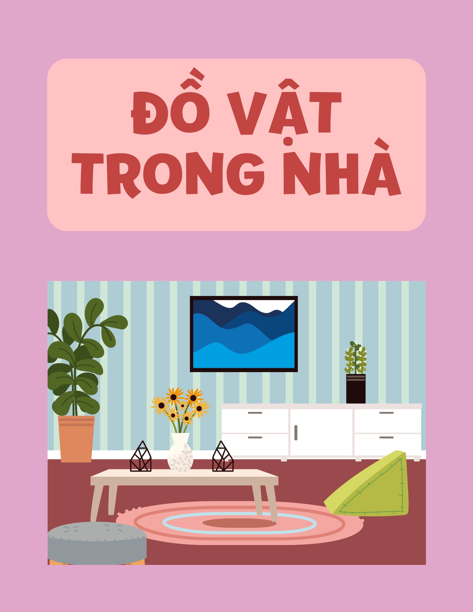 Flashcard Đồ vật trong nhà